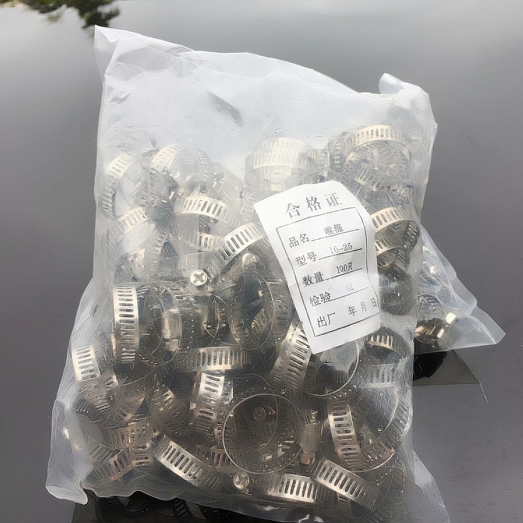 Acero inoxidable manguera abrazadera abrazadera abrazadera abrazadera de tubería de gas abrazadera de tubería de pulgada abrazadera llave abrazadera de tubería de agua