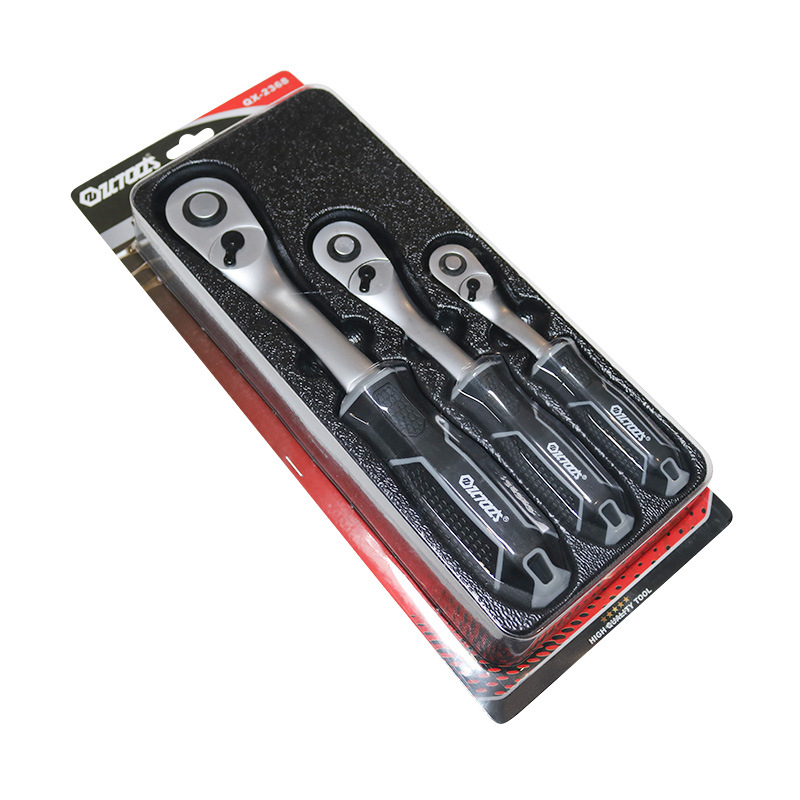 Juego de herramientas de llave de trinquete de 1/2 "3/8" personalizado Llave de trinquete de torsión