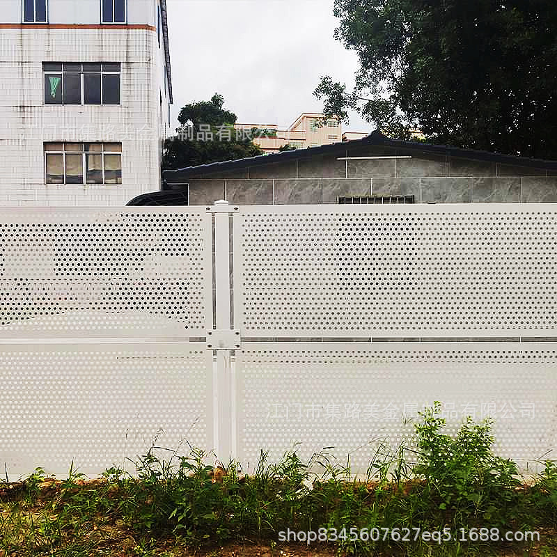 Round hole punching fence road construction municipal guardrail building isolation fence site windproof fence fence Round hole punching fence road construction municipal guardrail building isolation fence site windproof fence fence