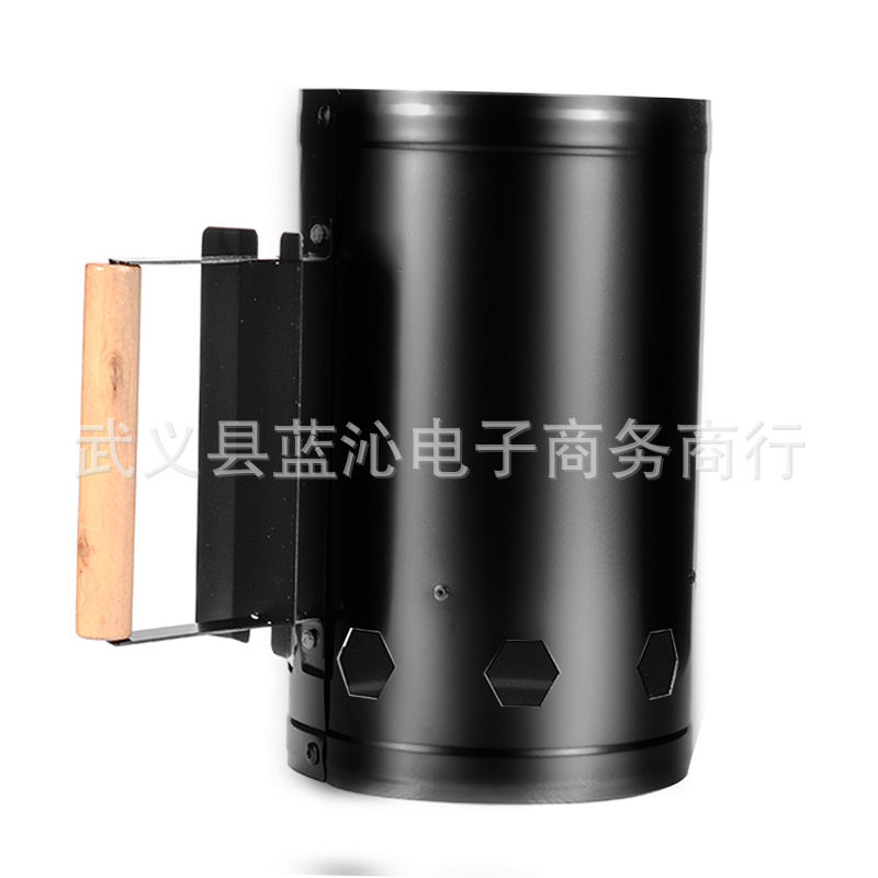 焚火木炭点碳神器烧炭引碳生碳户外烧烤架烧烤炉不锈钢引火桶