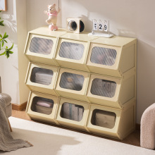 带盖实木藤编收纳箱创意收纳储物柜玩具书本杂物家具迷你储物箱子