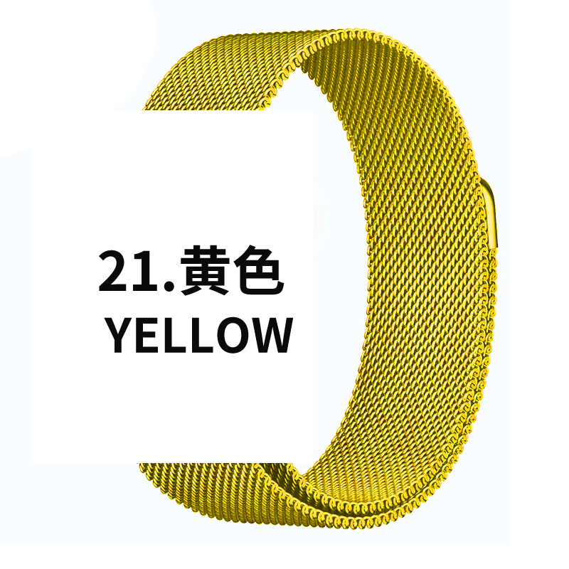 Adecuado para Apple reloj de Milan agradable iwatch1-9 generación SE correa de hebilla magnética de acero inoxidable