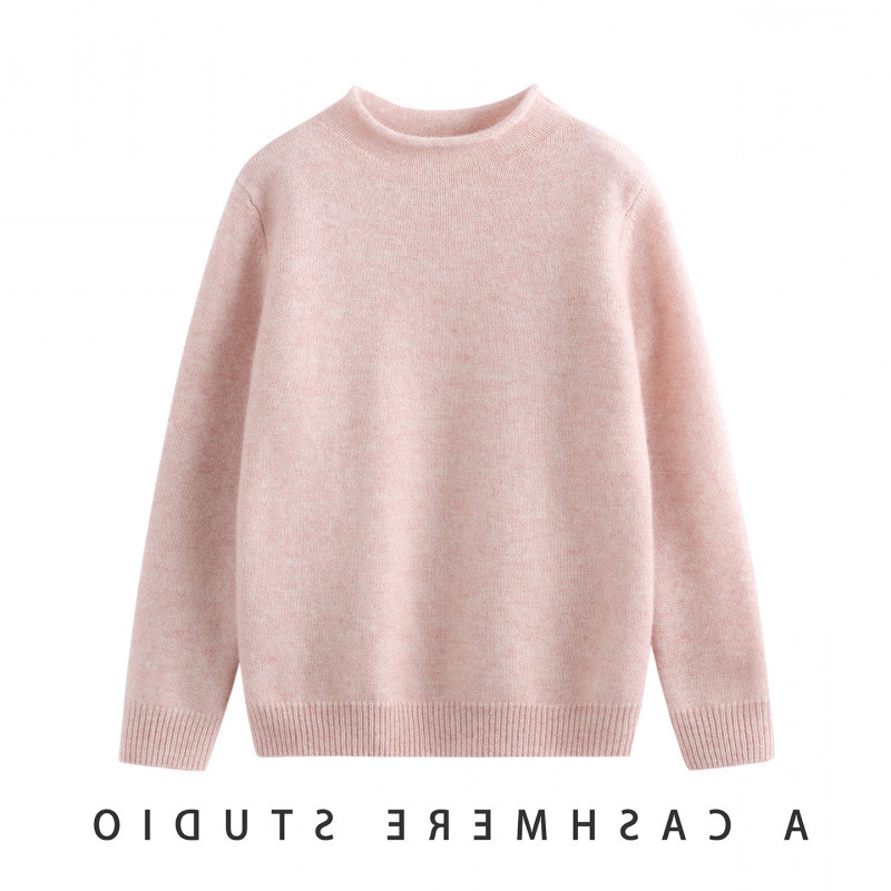 Children's Cashmere Knitwear Autumn and Winter New Rolled Collar Thickeneded Pure Color Knitwear for Boys and Girls Wool Knitwear Cross-Border Style Children's Cashmere Knitwear Autumn and Winter New Rolled Collar Thickeneded Pure Color Knitwear for Boys and Girls Wool Knitwear Cross-Border Style
