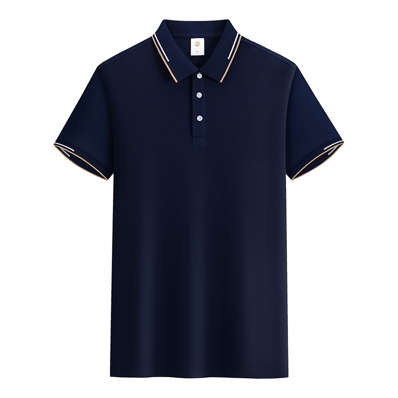 Hielo fresco transpirable poliéster algodón amoníaco manga corta exhibición camiseta publicitaria con solapa ropa de trabajo polo camiseta de trabajo personalizada