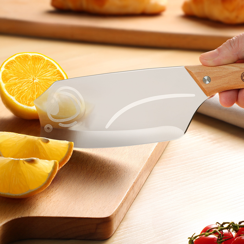 Mini cuchillo de cocina cuchillo de corte de cocina de acero inoxidable cuchillo infantil cuchillo de alimentación auxiliar cuchillo de acero Capibara