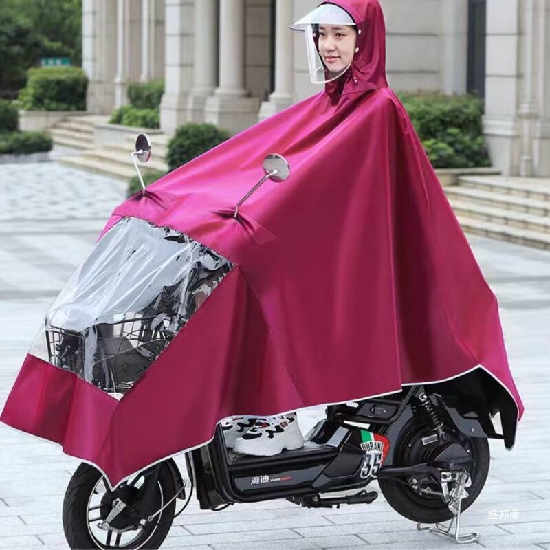 Raincoat for Electric Motorcycles and Scooters 2025 New Thickened Single and Double Men and Women Long Full-Body Rainstorm Poncho Raincoat for Electric Motorcycles and Scooters 2025 New Thickened Single and Double Men and Women Long Full-Body Rainstorm Poncho