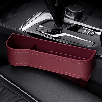 Car storage bag/box Storage Bag, Center Console Armrest - volcano-red-main-driver-211