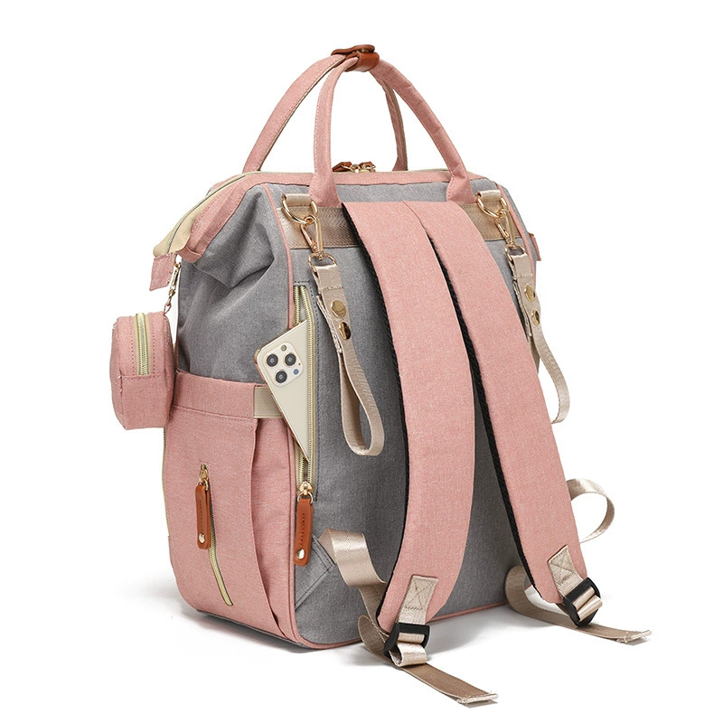 Backpack for mother and baby, capacious crib to go out, for import