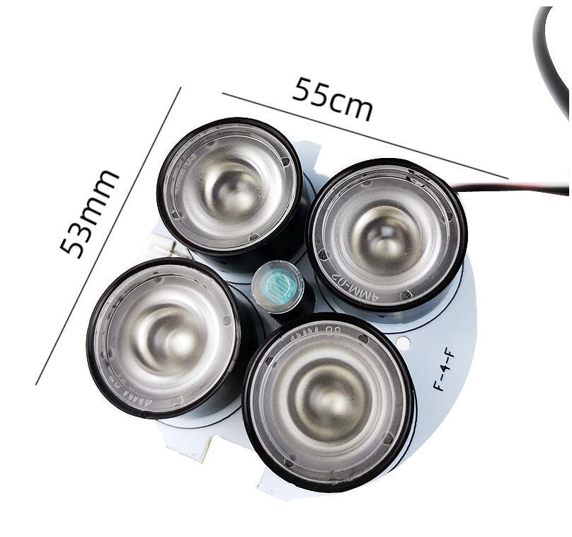 防爆摄像头专用红外补光灯板 4灯无镜头监控红外灯板波长850纳米
