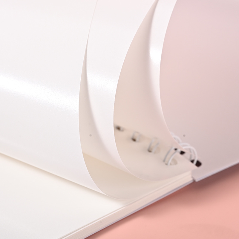 油絵両面離型本現物卸売りテープシール手帳コイル本厚手収納図鑑ノートオーダー