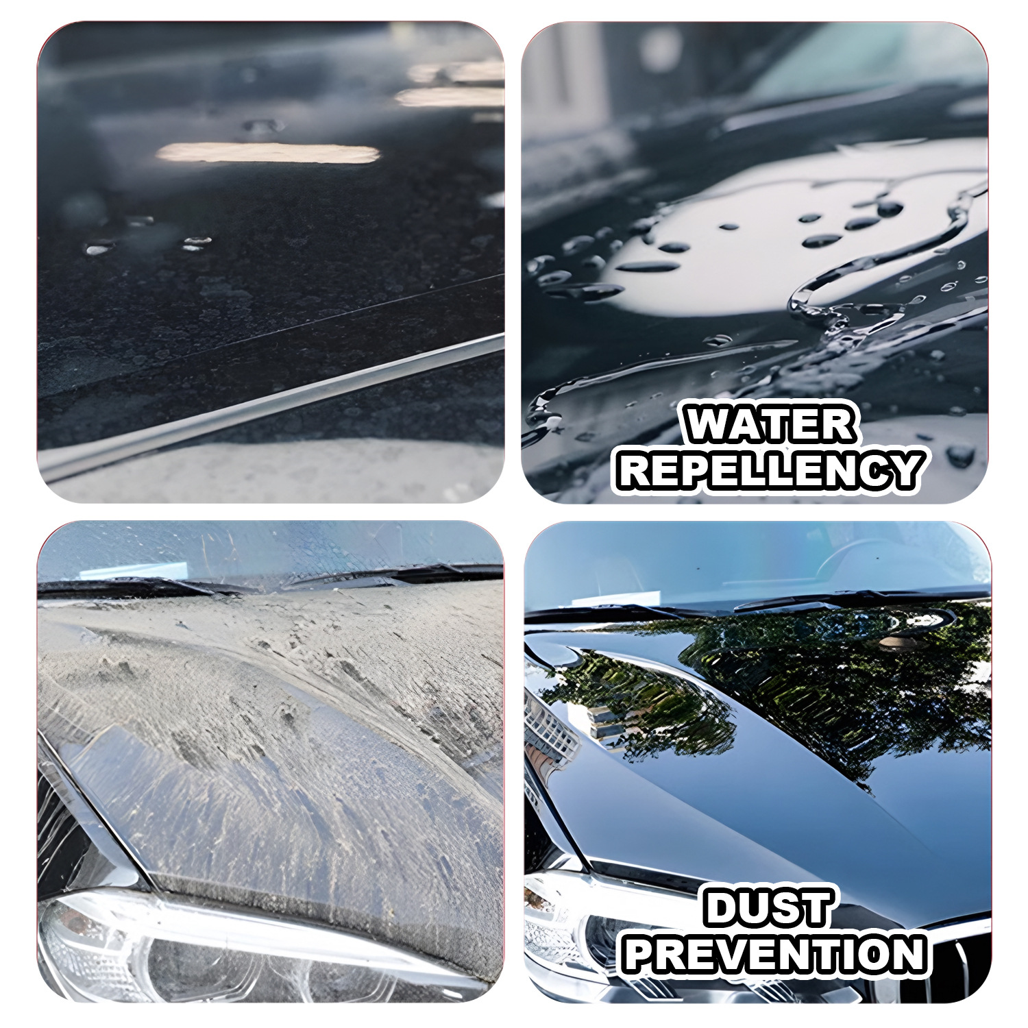 Nano cristal chapeado líquido de lavado de automóviles con cera de agua blanca para automóviles profesionales descontaminación resina de goma de mosquito de alta espuma ultra concentrada image 4