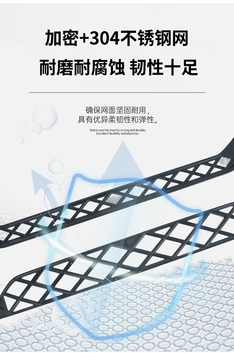 Suitable for 25 Models of Volkswagen Teramont Pro, Snap-On Insect-Proof Net, Radiator Protection Net, Special Accessories for Modification