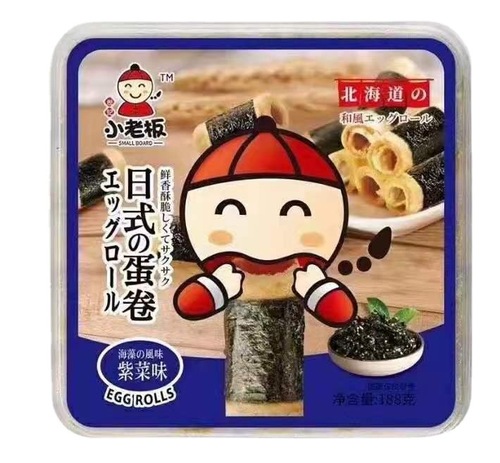 Century Little Boss Japanese Egg Roll Hokkaido Style Egg Roll Soufflé 188g Casual Baking Internet Celebrity Snacks