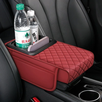 Armrest box, Car Armrest Box Cover Multifunctional