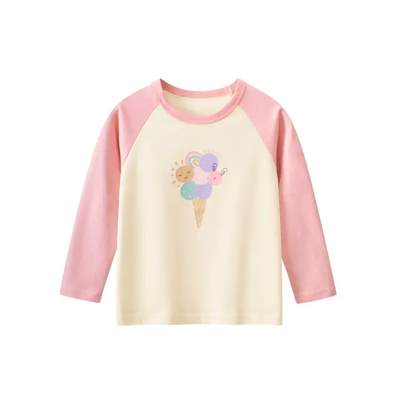 27home跨境童装直播货源秋季儿童打底衫棉 女长袖T恤宝宝衣服批发