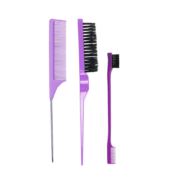 3 pieces of purple (dense teeth)