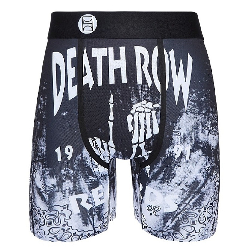 Marca de moda PSD seda de hielo pantalones cortos de poliéster pantalones de playa estampados anime deportes cómodos correr bóxer calzoncillos para hombres