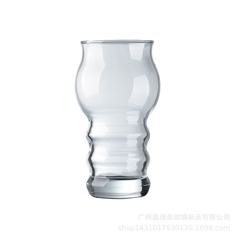 Taza de cristal templado turco pasha taza de jugo taza de pie alto taza de cerveza de trigo taza de cola logotipo imprimible