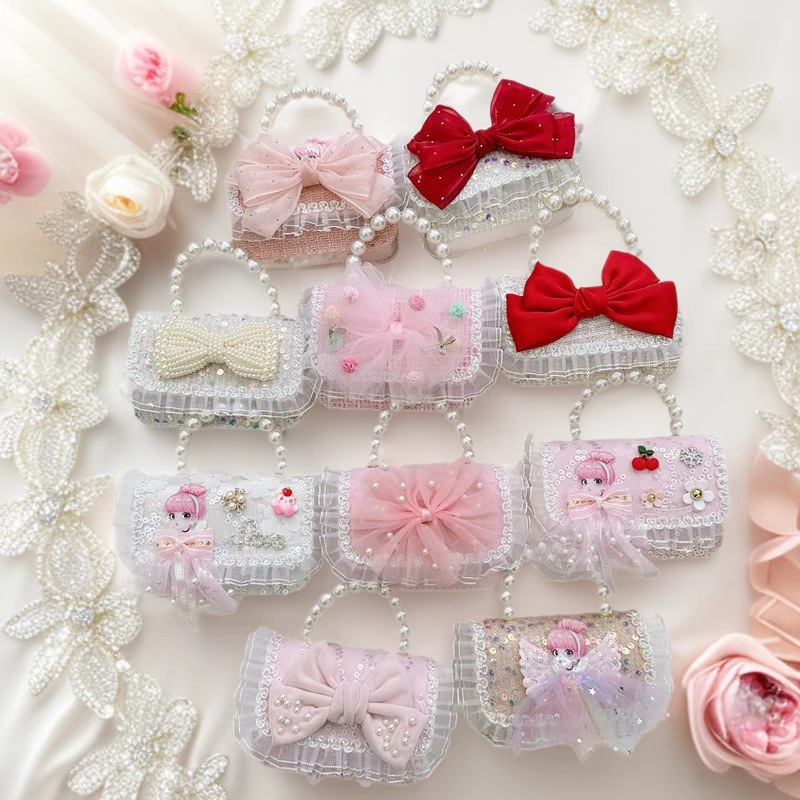 Bolsos infantiles de mujeres lindas niñas 2024 nueva moda niña princesa bolsos bolsos bolsos bolsos pequeños