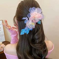 2025オリジナルデザイン手作り超仙唯美古風唐風漢服髪飾りヘアピン化粧造パーマ髪飾り