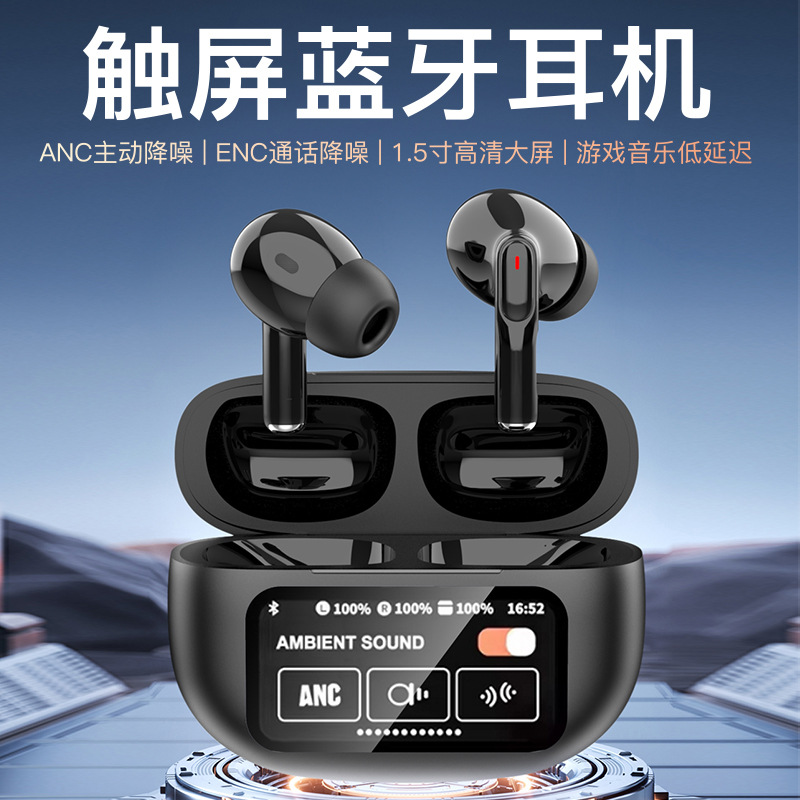 A9 PLUS Simsiz Qulaqlıq - Toxunma Ekranlı Bluetooth Headset