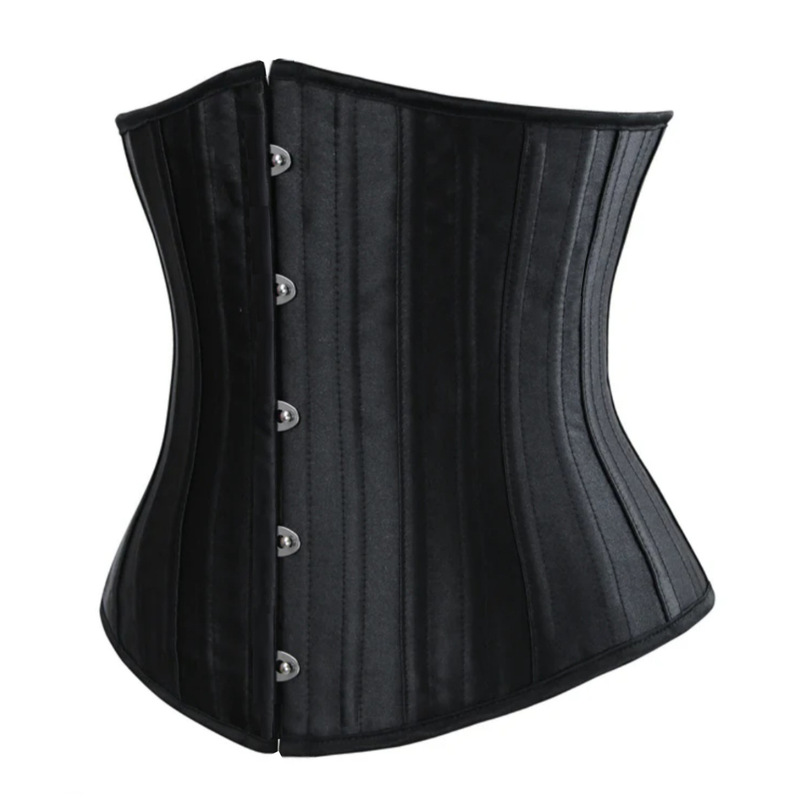 Palace Waist Seal Corset 26 Steel Bone Corset Imitation Silk Strong Abdominal Corset Body Shaping Waist Clip