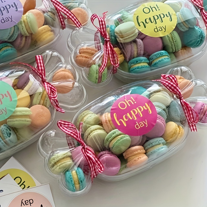 Cajas de pasteles con tapas perfectas para postres