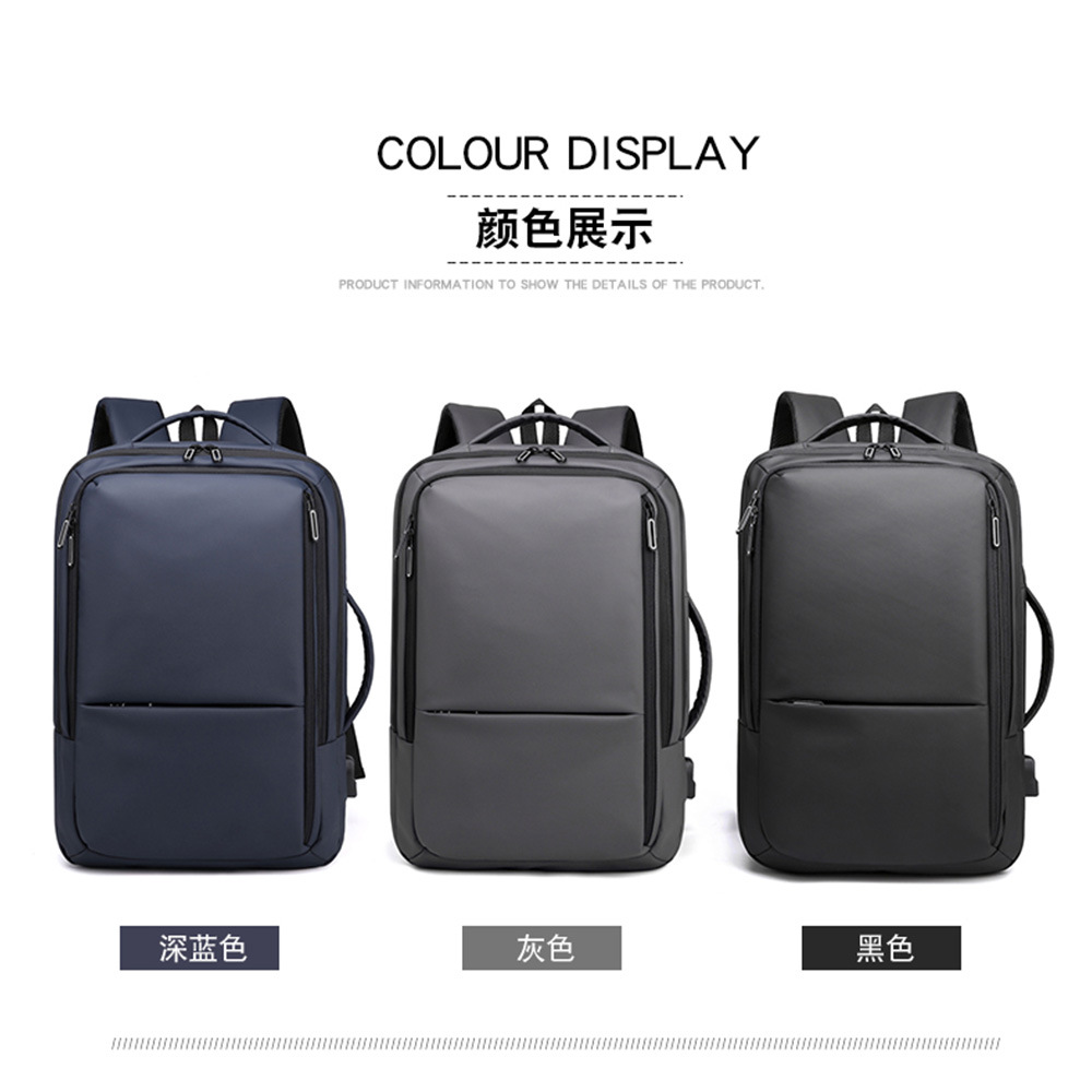 Mochila a prueba de salpicaduras, mochila multipropósito, alta capacidad, mochila de viaje casual para hombres, bolso de computadora para hombres