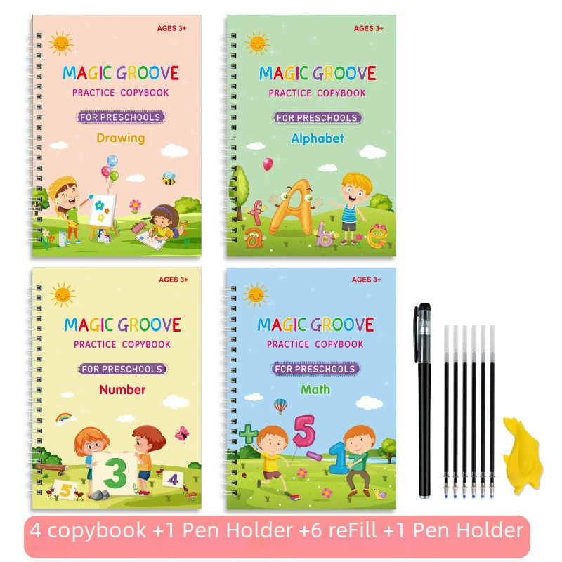 Детский тетрадь (копировальная), каллиграфия, Amazon, английский