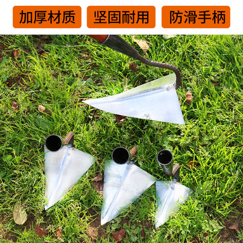 Direct Manufacturer Sale Agricultural Trenching Triangular Point Hoe for Ridge Fertilizing, Loosening Soil, Plowing Land Multi-functional Trenching Tool