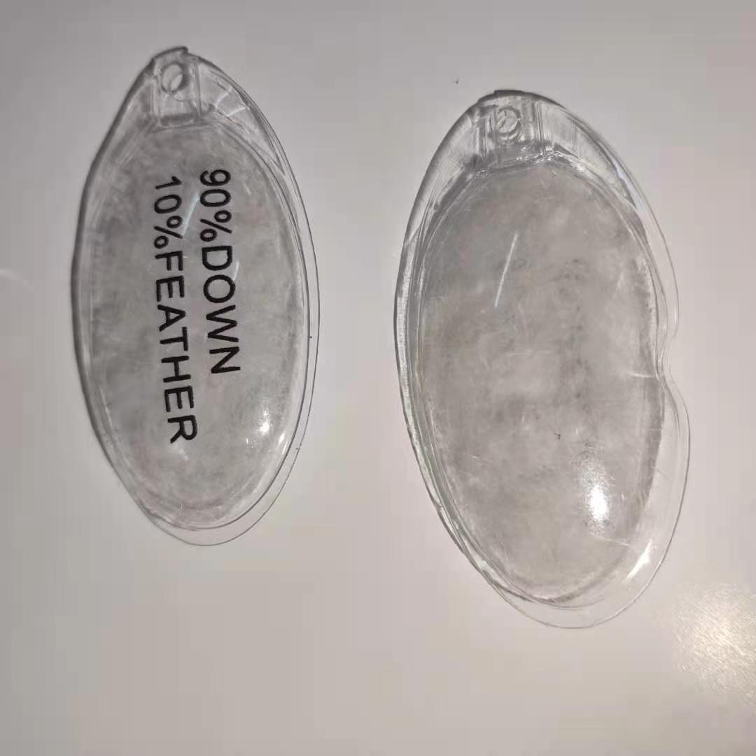 凯俊辅料供应羽绒充气标，羽绒服充气羽绒标 充气吊牌可丁做