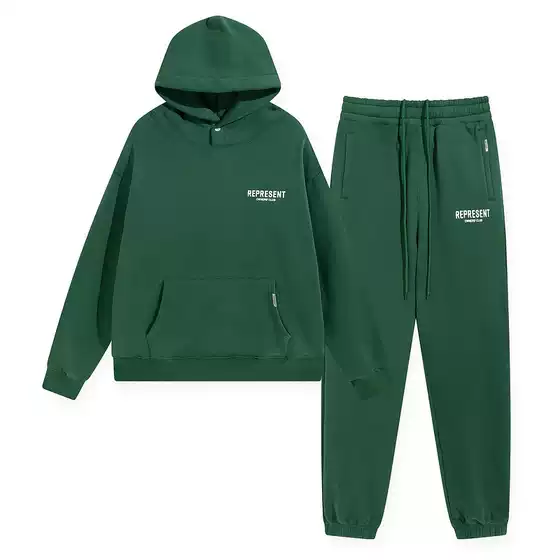 REPRESENT hooded sweater coat women's autumn fashion brand sweatpants men's loose sports casual hoodie suit women's