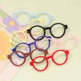 仿真塑料镂空眼镜diy饰品配件儿童玩具毛绒玩偶服装辅料配饰批发