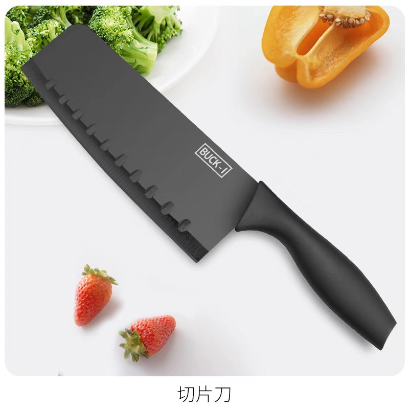 Juego de cuchillos Amazon Juego de cuchillos de cocina lacados antiadherentes Juego de 7 juegos de cuchillos de regalo transfronterizos Juego de cuchillos de comercio exterior