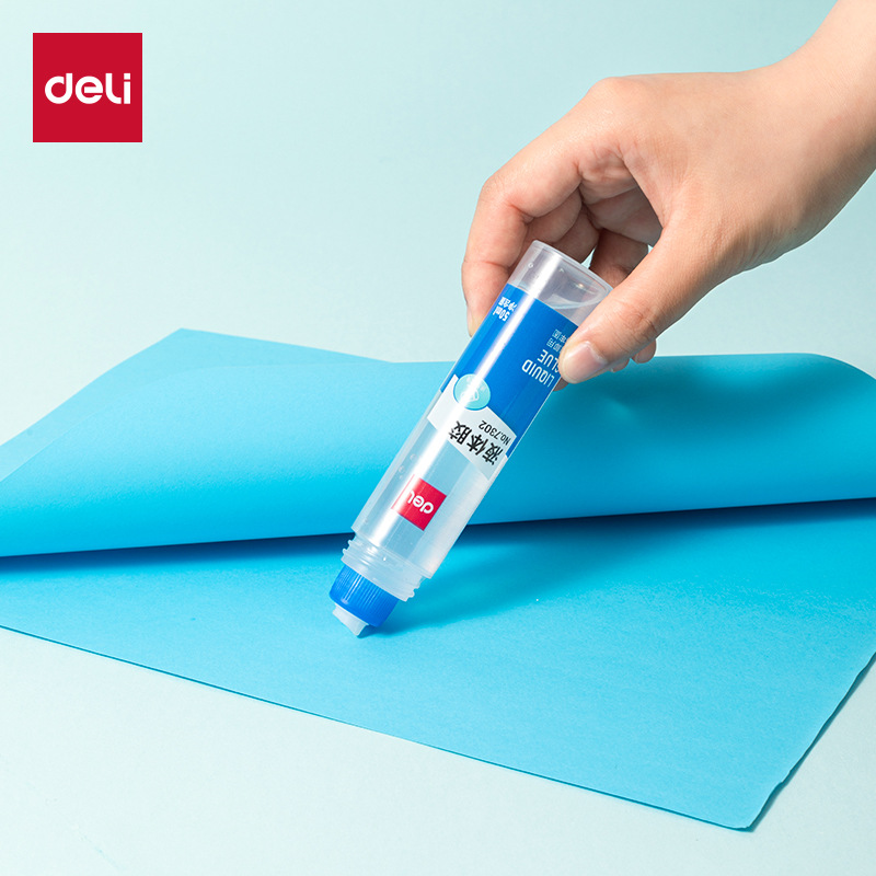 DeLi 7302 pegamento líquido 50ml papelería pegamento de mano pegamento líquido sellado al por mayor