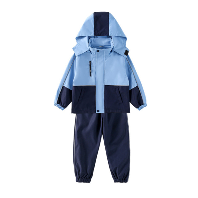 小学生校服冲锋衣套装春秋三合一外套幼儿园园服秋冬款男女生班服|undefined
