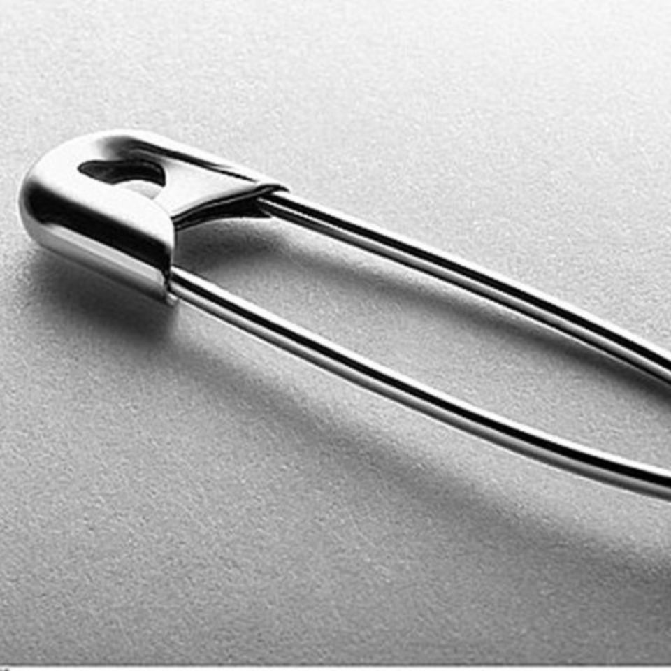 Viejo estilo simple cortina pin universal pin seguro pin pin de seguridad para estudiantes pin de cierre artefacto artefacto artefacto