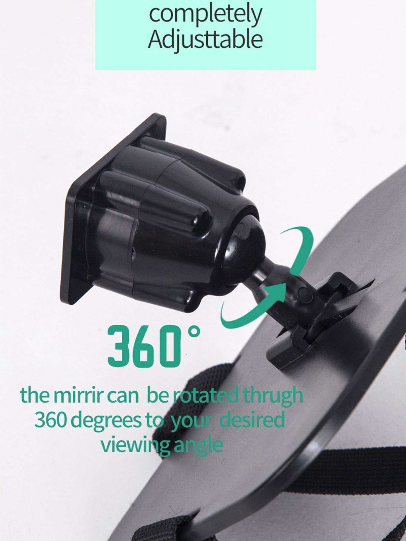 Cross-border best-selling 360-degree car rearview mirror ° Rotating car baby rearview mirror, in-car infant rearview mirror