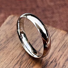 I 69254 Titanium steel plain band ring �Ѹ���Ȧ���½�ָ