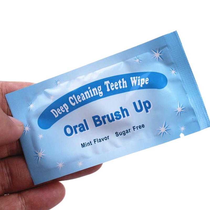 Чистка полости рта Отбеливание одноразовые удаления пятен пальца рукав уход за полостью рта чистящие отбеливающие зубные салфетки