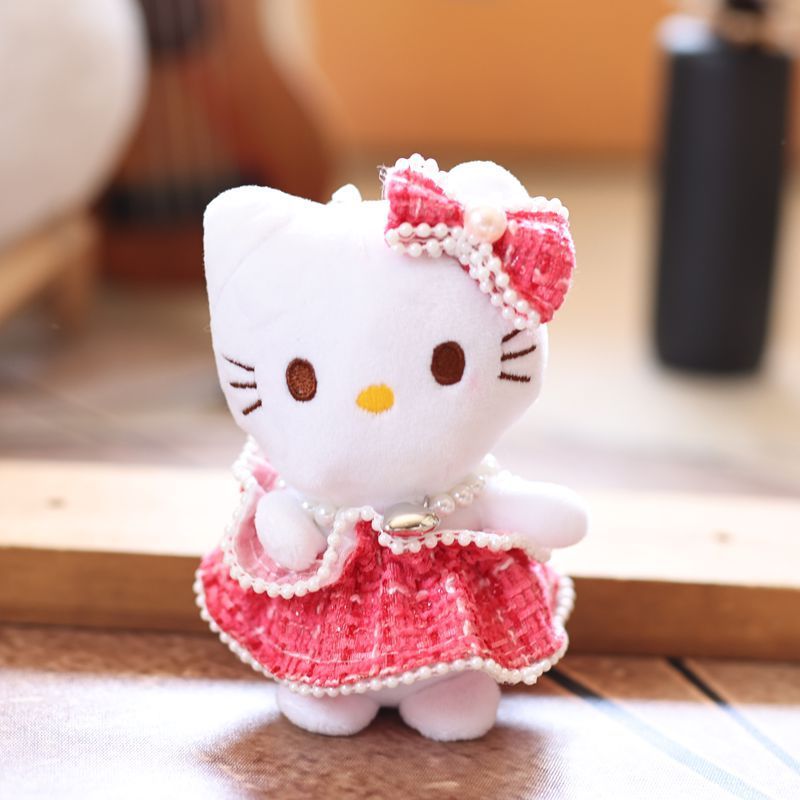 インターネット有名人かわいい kt 猫ペンダントぬいぐるみ人形子猫バッグペンダントキーホルダー布人形人形|undefined