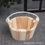 收纳浴室木质整理花盆