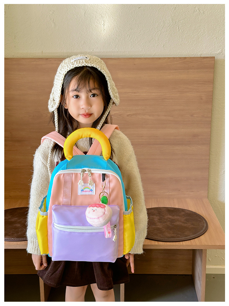 New Kindergarten Backpack Children's Primary School Grade One Boys And Girls Ultra-Light Backpack Spine Protection Travel Backpack display picture 29