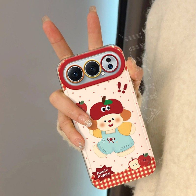 Suitable for Honor 500 Mobile Phone Case Cartoon Cute Honor400Pro Design Sense 300 Small Apple Hat Puppy