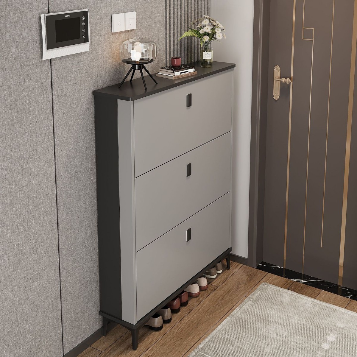 라이트 럭셔리 그레이 60*24*120 [더블 슈즈]]