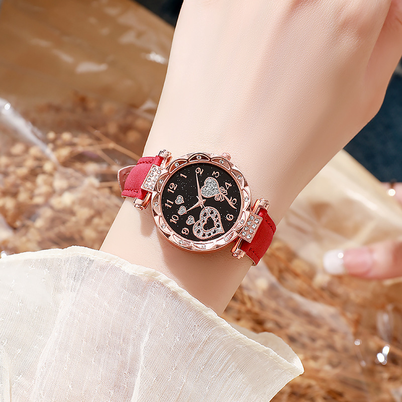 Comercio exterior transfronterizo spot moda simple reloj de cinturón mujer casual estudiante cuarzo reloj de mujer fábrica reloj al por mayor