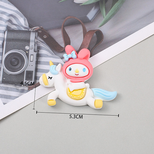 Oversized Cartoon Animal Trojan Horse DIY Accessories Mobile Phone Case Storage Box Cup Decorative Patch Refrigerator Magnet