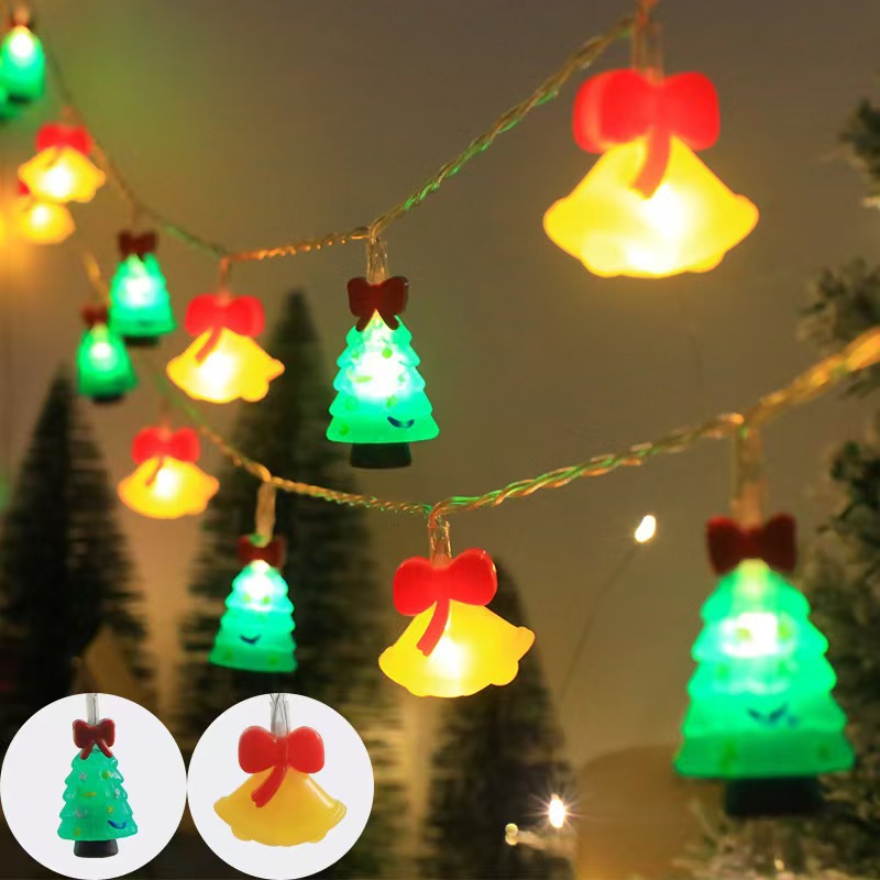 Campana + árbol de Navidad