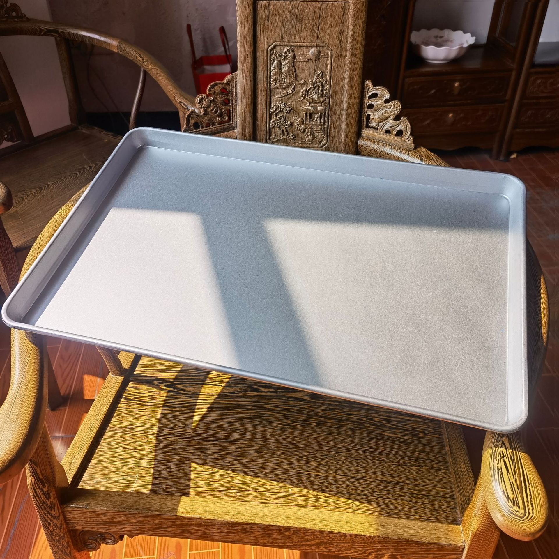 알루미늄 베이킹 트레이 3.6kg 0.7mm 두께 폭발 (60*40*3cm)