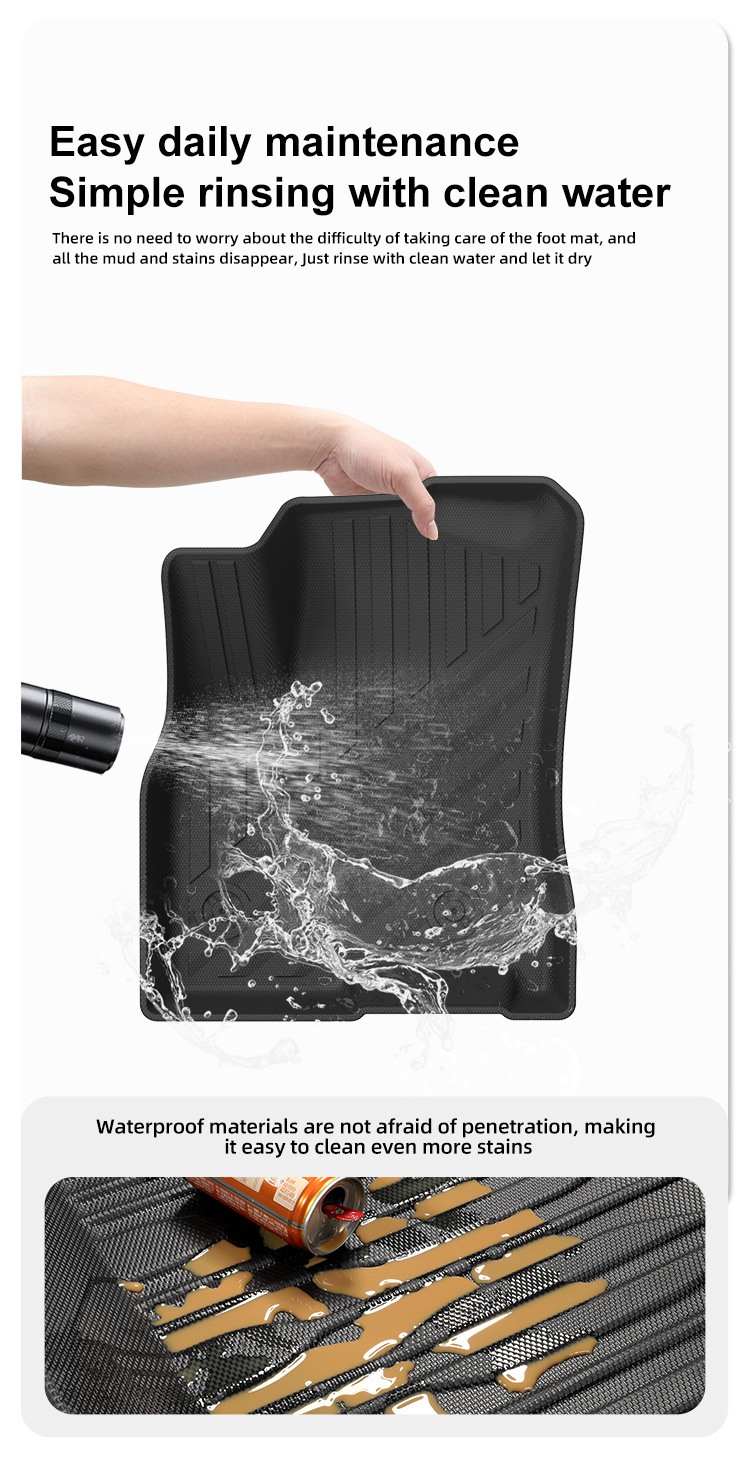 Suitable for 20-25 Tiggo Tiggo7 Pro Max Car Floor Mats, Full Tpe Floor Mats, Trunk Mats, Cross-Border